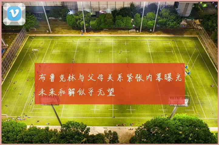 布鲁克林与父母关系紧张内幕曝光未来和解似乎无望